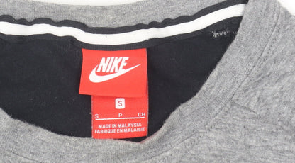 Mens UK Size S Nike Grey Gym & TrainingRunning & JoggingFootball T-Shirt