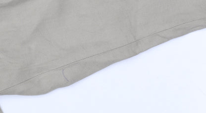 Marks and Spencer Men's Beige Linen Cotton Chino Trousers 34L