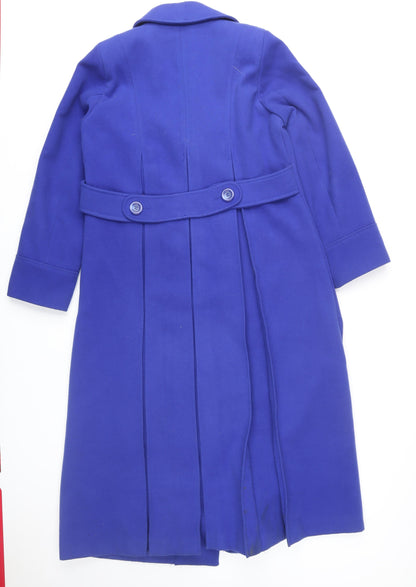 Womens UK Size 14 Changes By Together Blue Overcoat
