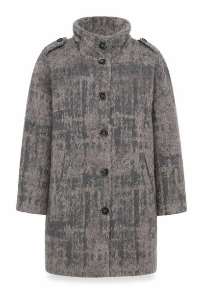Womens UK Size S Marc Cain Sports Grey Overcoat