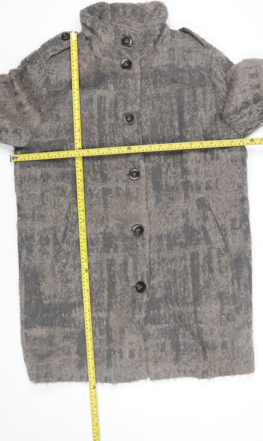 Womens UK Size S Marc Cain Sports Grey Overcoat