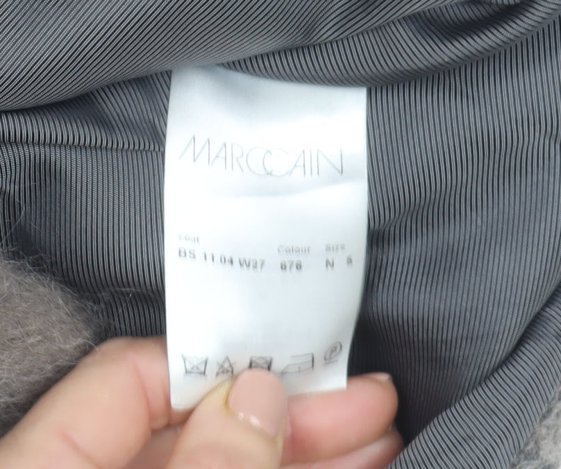 Womens UK Size S Marc Cain Sports Grey Overcoat