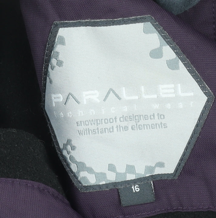 Womens UK Size 16 Parallel Purple Ski Jacket