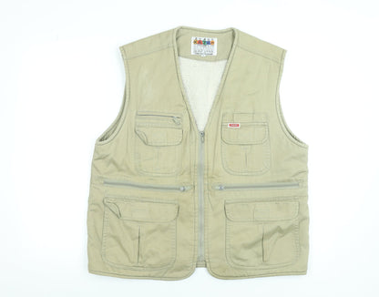 Mens UK Size L Kazah Beige Bodywarmer