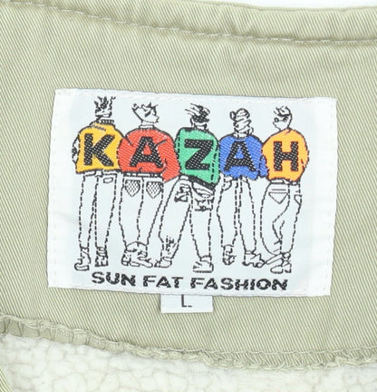 Mens UK Size L Kazah Beige Bodywarmer