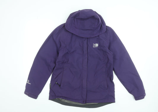 Girls UK Size 10 Years Karrimor Purple Rain Coat