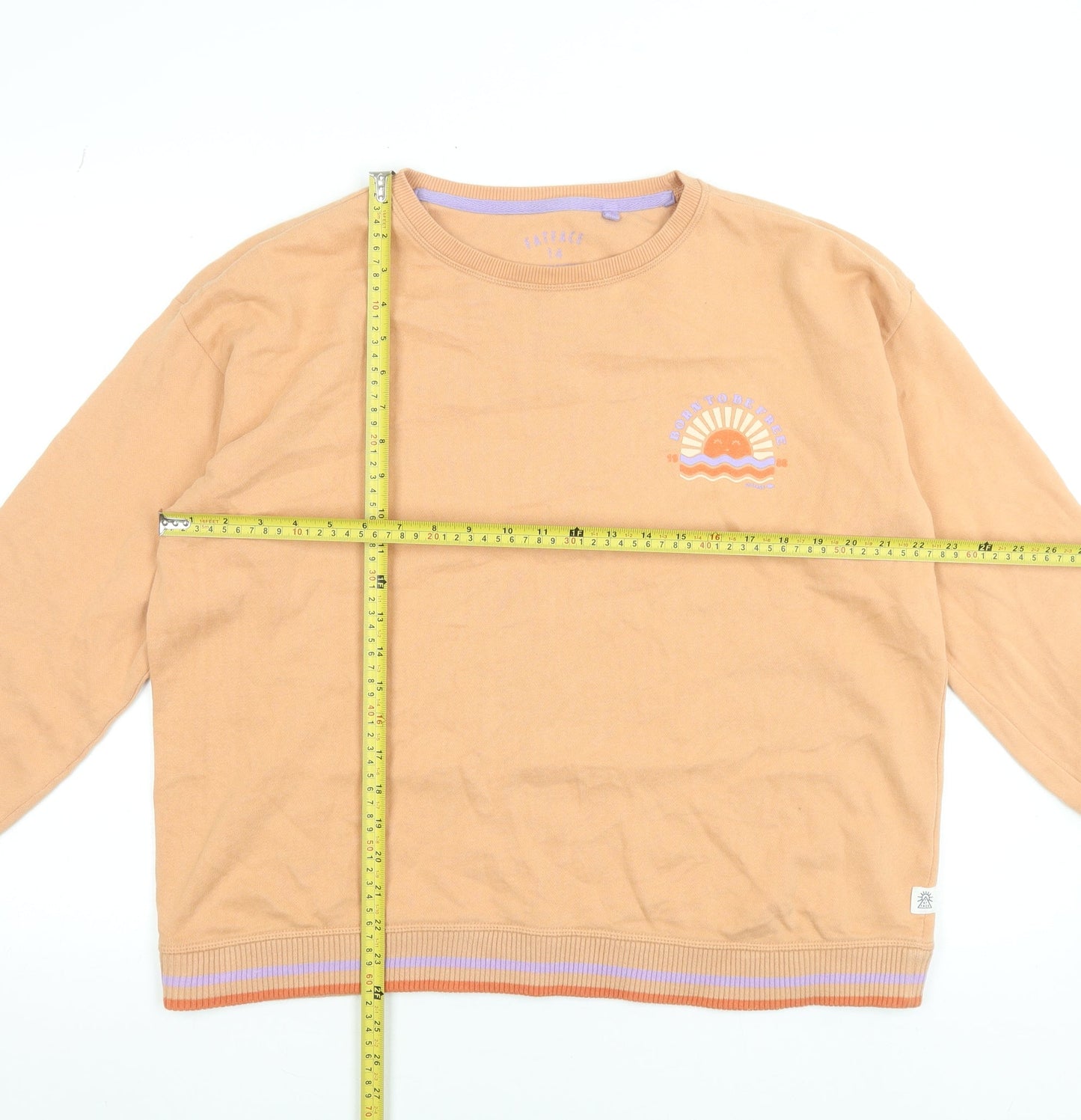 Womens UK Size 14 FatFace Beige Pullover Sweatshirt