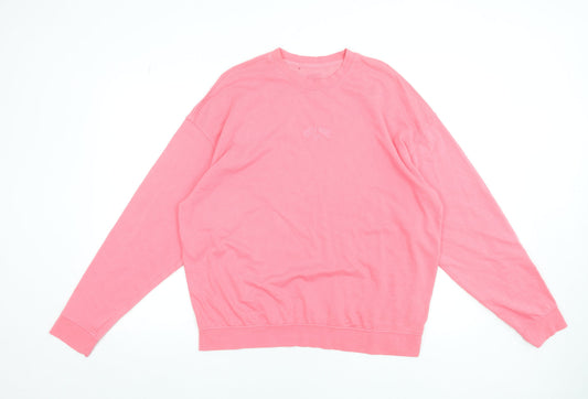 Womens UK Size S Billabong Pink Pullover Sweatshirt