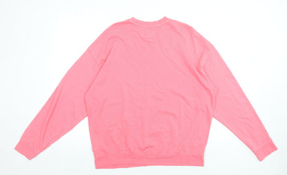 Womens UK Size S Billabong Pink Pullover Sweatshirt