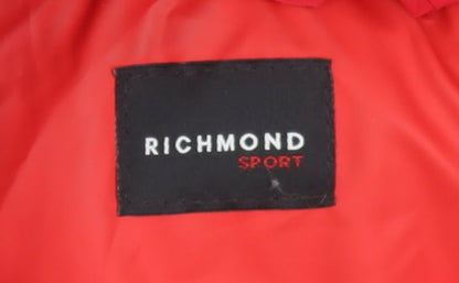 Boys UK Size 4 Years Richmond Sport Red Puffer Jacket
