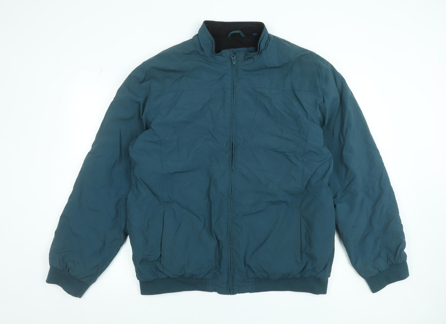 Mens UK Size XL Premier Man Green Bomber Jacket