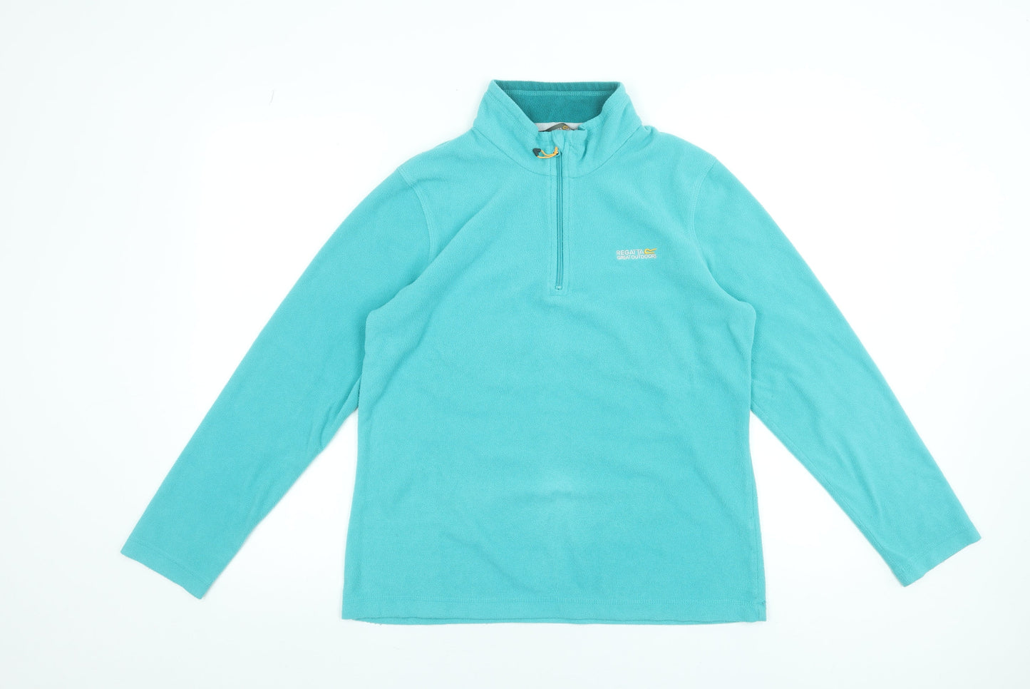 Regatta Great Outdoors Women’s Blue Fleece 1/4 Zip Sweatshirt UK 12