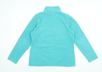 Regatta Great Outdoors Women’s Blue Fleece 1/4 Zip Sweatshirt UK 12