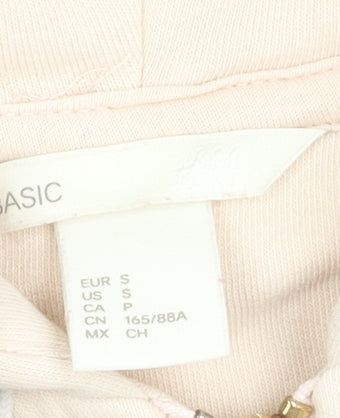 Womens UK Size S H&M Beige Full Zip Hoodie