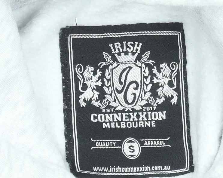 Womens UK Size S Irish Connexxion Grey Pullover Hoodie