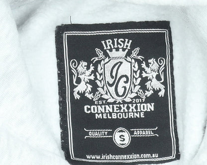 Womens UK Size S Irish Connexxion Grey Pullover Hoodie