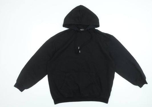 Mens UK Size XS BoohooMAN Black Pullover Hoodie