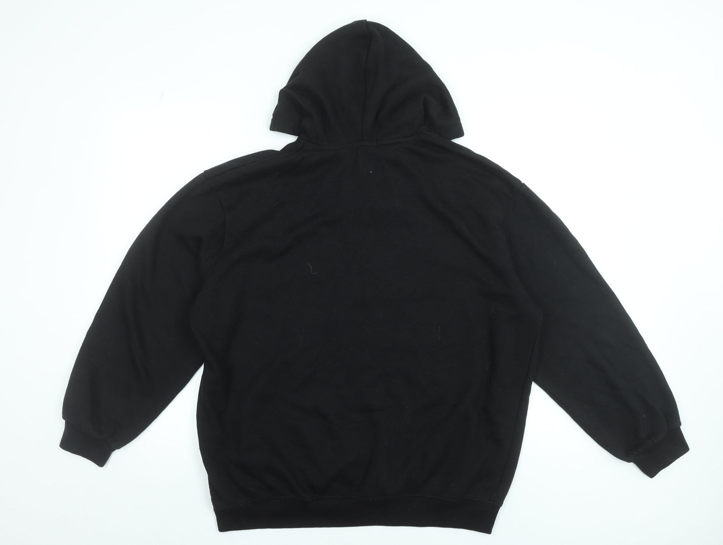 Mens UK Size XS BoohooMAN Black Pullover Hoodie