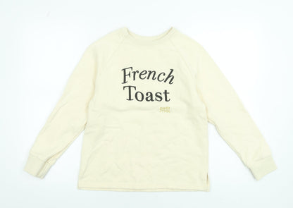 Womens UK Size XS Petit Moi Beige Pullover Sweatshirt
