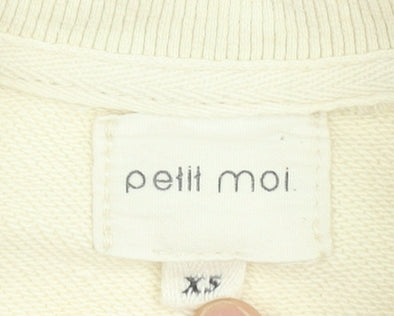 Womens UK Size XS Petit Moi Beige Pullover Sweatshirt
