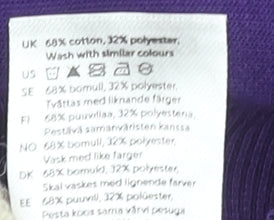 Womens UK Size S Lindex Purple Pullover Sweatshirt