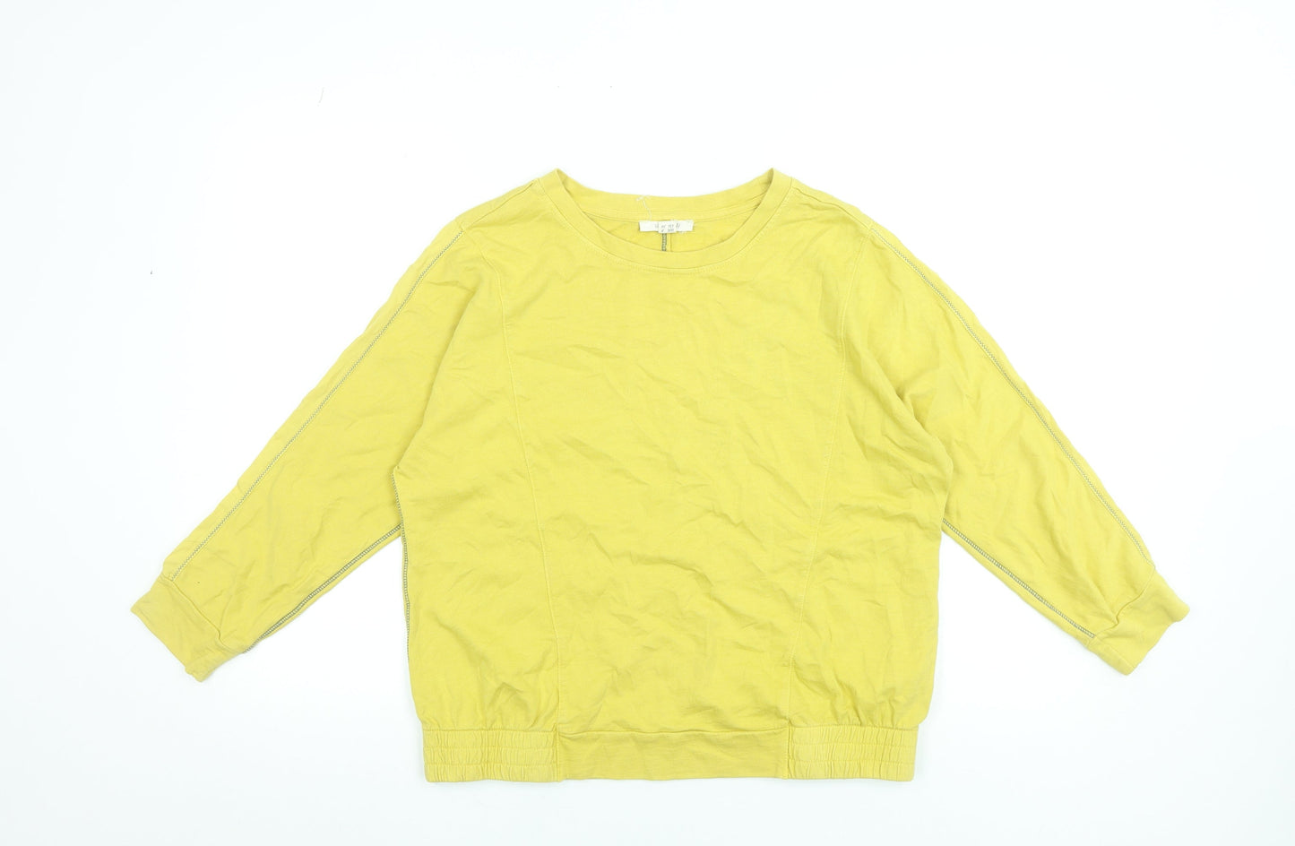 Womens UK Size 8 White Stuff Yellow Pullover Sweatshirt