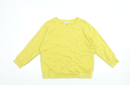 Womens UK Size 8 White Stuff Yellow Pullover Sweatshirt