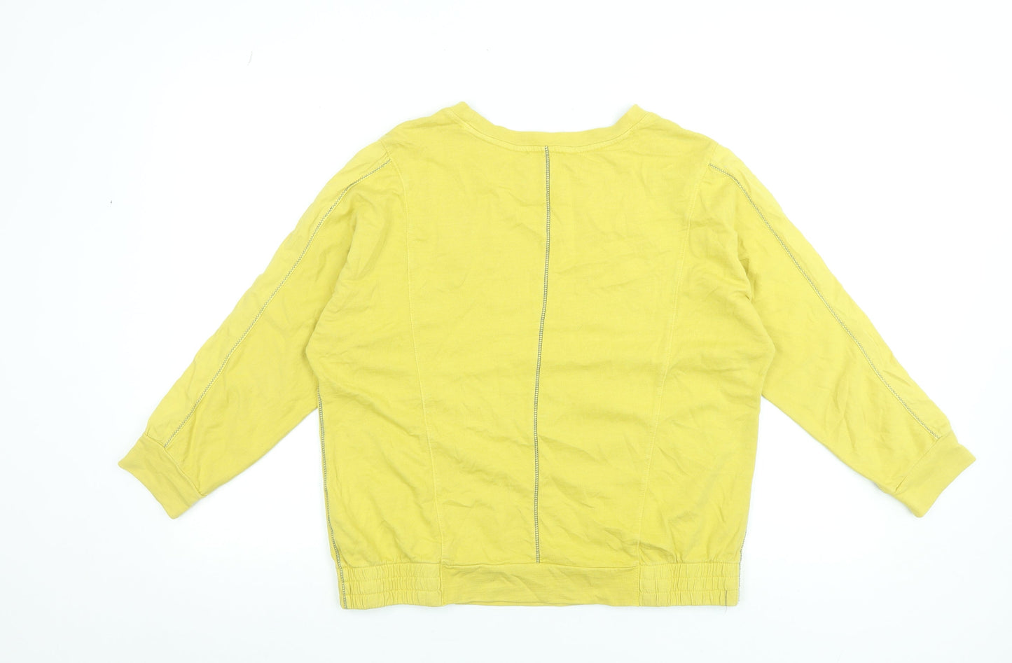 Womens UK Size 8 White Stuff Yellow Pullover Sweatshirt