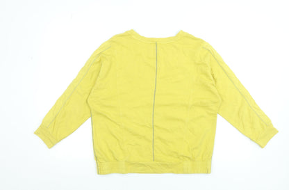 Womens UK Size 8 White Stuff Yellow Pullover Sweatshirt