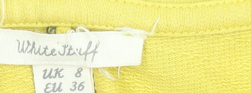 Womens UK Size 8 White Stuff Yellow Pullover Sweatshirt