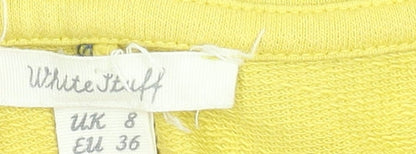 Womens UK Size 8 White Stuff Yellow Pullover Sweatshirt
