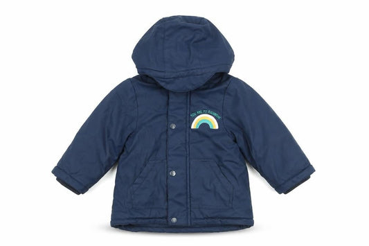 Boys UK Size 18-24 Months Mini Rainbow Blue Puffer Jacket