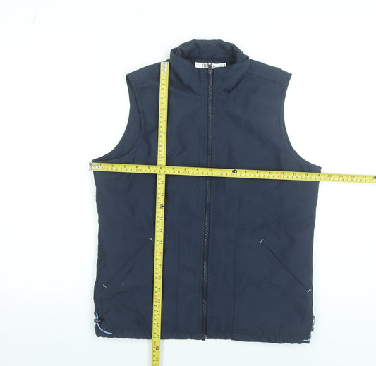Mackays Women’s Navy Blue Sleeveless Bodywarmer Waistcoat Size S
