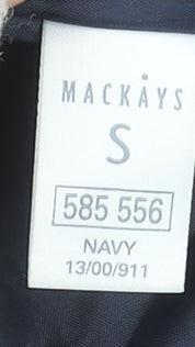 Mackays Women’s Navy Blue Sleeveless Bodywarmer Waistcoat Size S