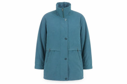 Womens UK Size M Outer Layer Blue Parka Coat