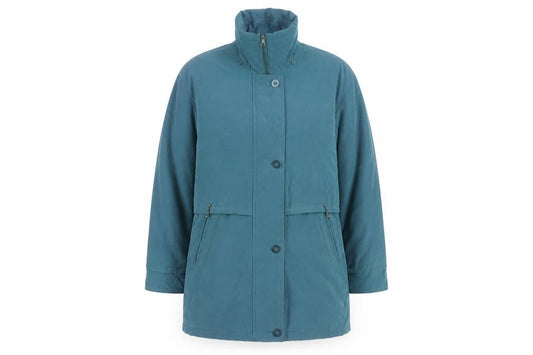Womens UK Size M Outer Layer Blue Parka Coat