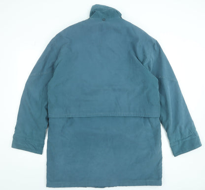 Womens UK Size M Outer Layer Blue Parka Coat