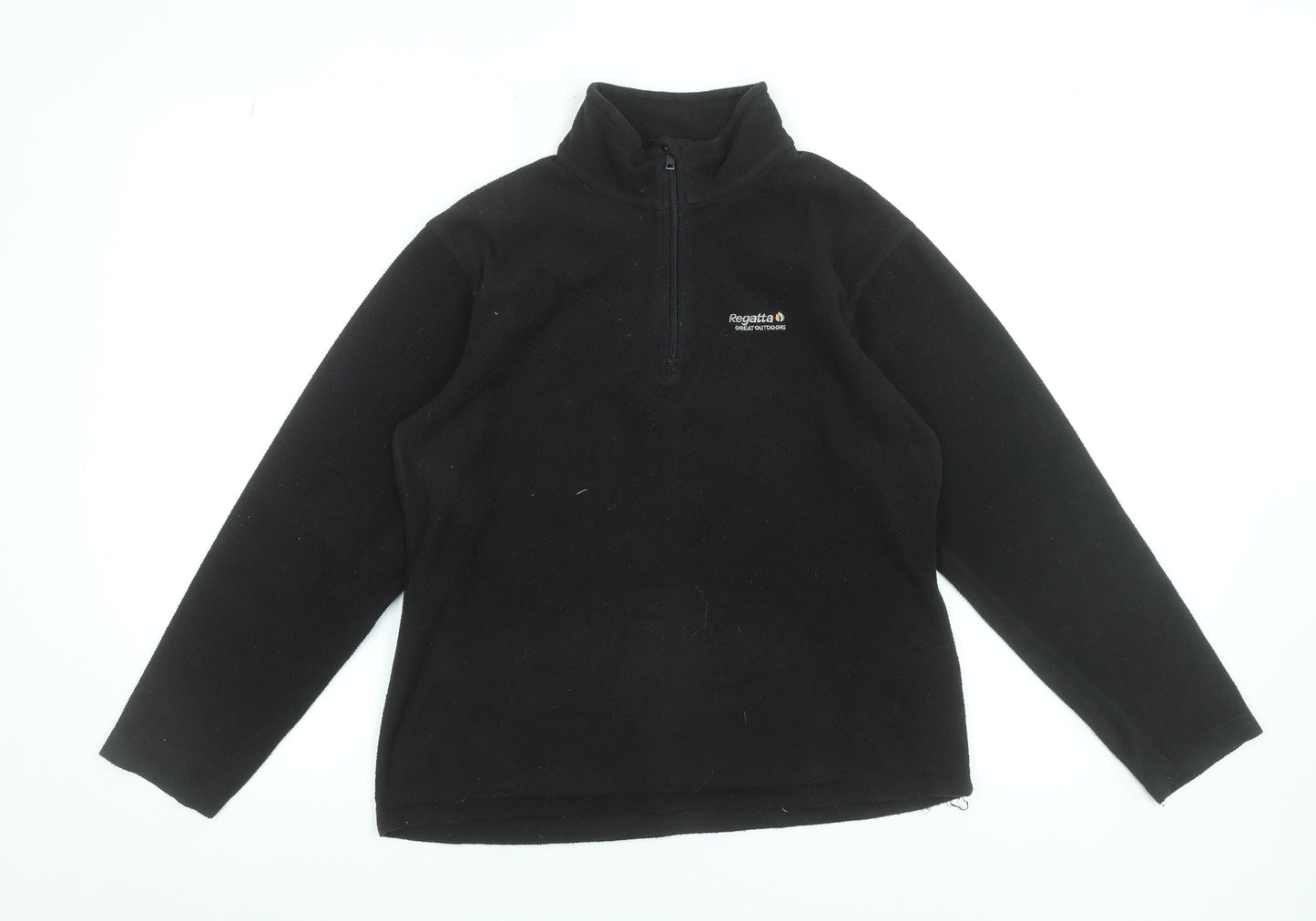 Regatta Women’s Black Fleece Half Zip Pullover UK 12