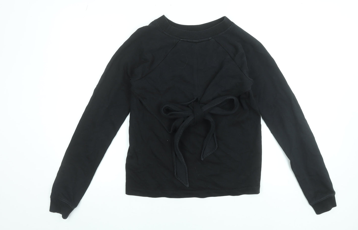 Womens UK Size XS AllSaints Black Pullover Sweatshirt