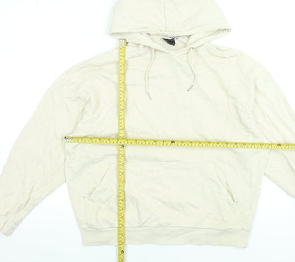 Womens UK Size S ASOS Beige Pullover Hoodie