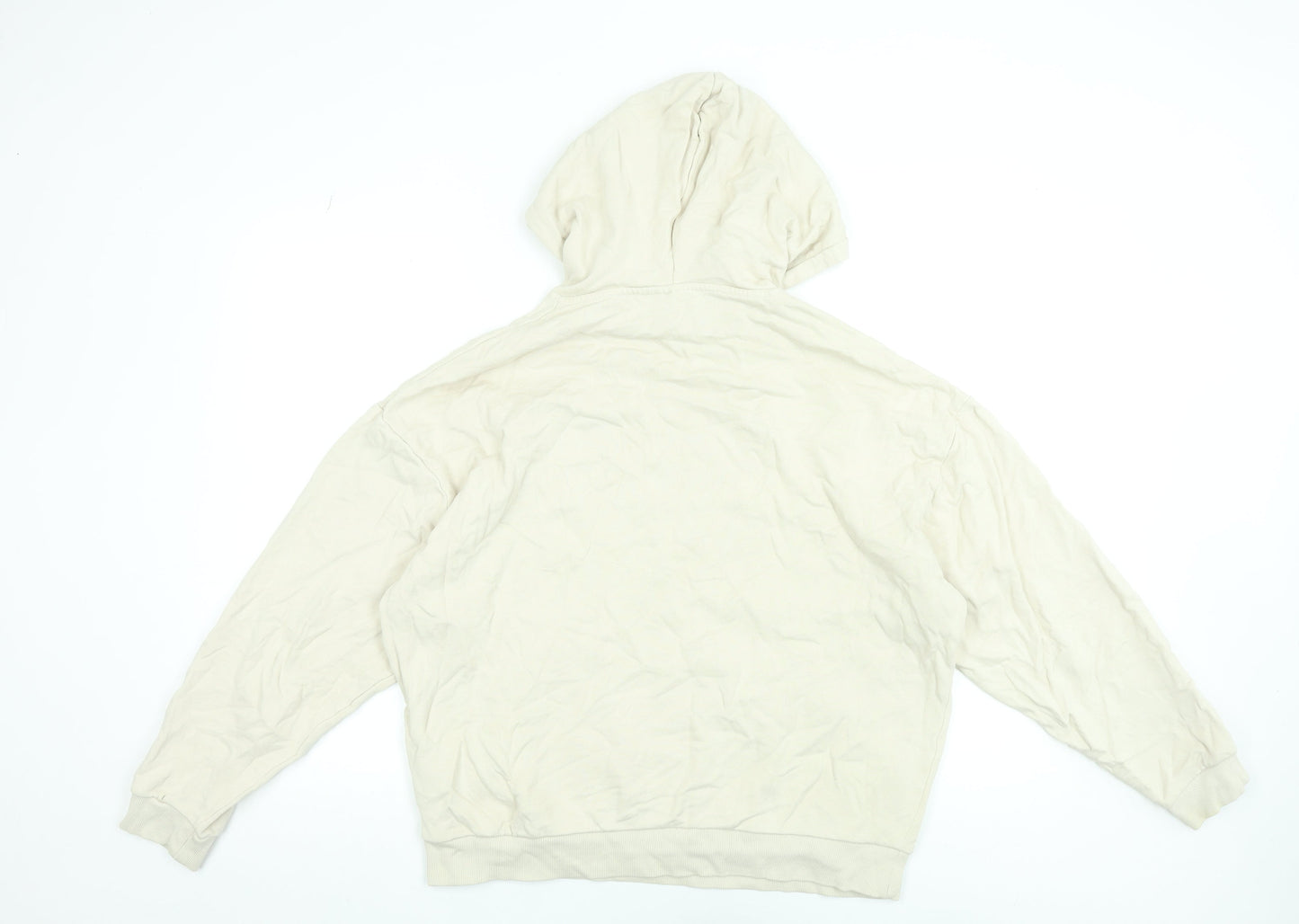 Womens UK Size S ASOS Beige Pullover Hoodie