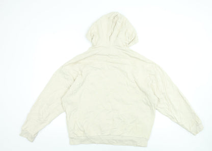 Womens UK Size S ASOS Beige Pullover Hoodie