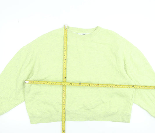 Womens UK Size S Topshop Green Pullover Sweatshirt