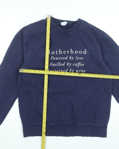 Womens UK Size M Ellie Ellie Blue Pullover Sweatshirt