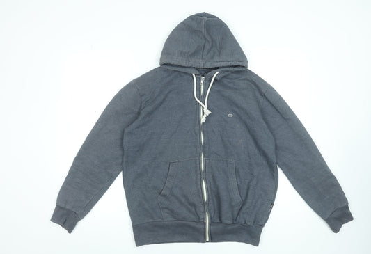 Mens UK Size M French Connection Grey Full Zip Hoodie