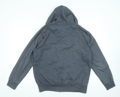 Mens UK Size M French Connection Grey Full Zip Hoodie