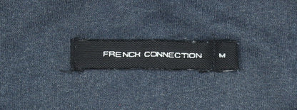 Mens UK Size M French Connection Grey Full Zip Hoodie