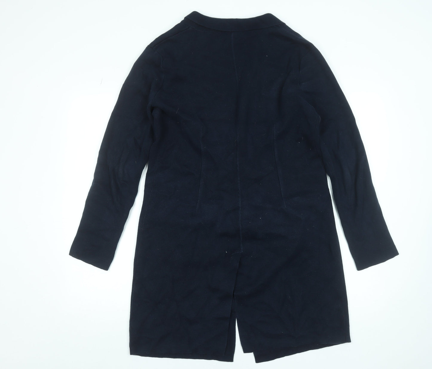 Womens UK Size 12 Caroll Blue Overcoat