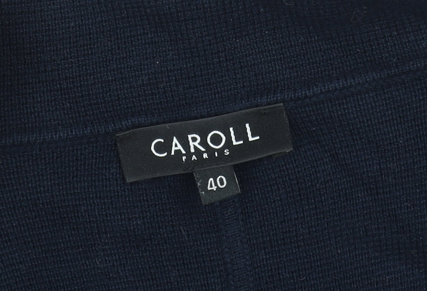 Womens UK Size 12 Caroll Blue Overcoat