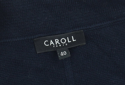 Womens UK Size 12 Caroll Blue Overcoat